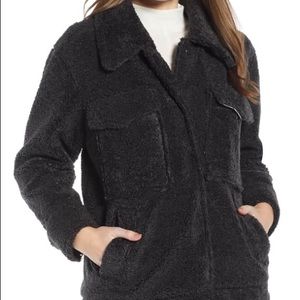 Something Navy Shearling Jacket